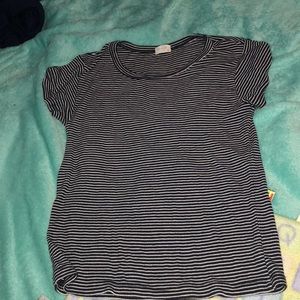striped womens tee